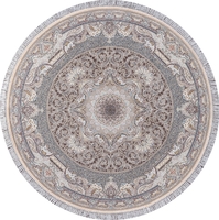 Ковер Иранский Farsi 1500 G144 light grey круг