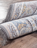 Ковер Иранский Farsi 1200 G252 light grey круг 