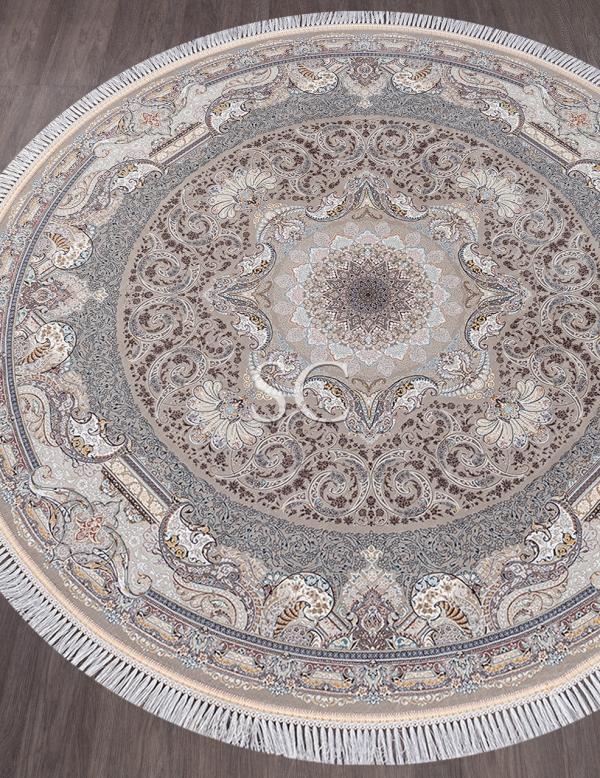 Ковер Иранский Farsi 1500 G144 light grey круг