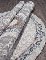 Ковер Armina 03874 blue/blue круг