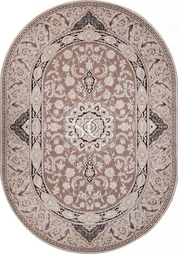 Ковер Armina 04033 dark brown овал
