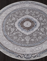 Ковер Armina 03874 blue/blue круг