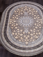 Ковер Иранский Farsi 1200 G258 grey овал