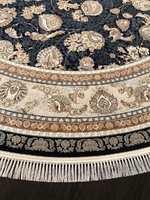 Ковер Иранский Farsi 1500 G136 dark blue круг