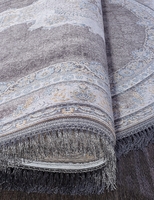Ковер Иранский Farsi 1200 G252 dark grey овал